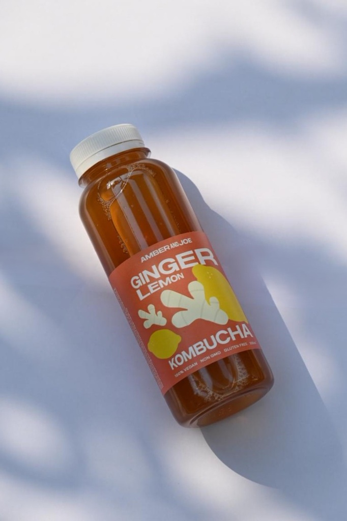 330ml Kombucha Ginger Lemon