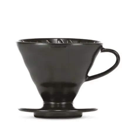 Hario Ceramic Coffee Dripper V60-02 Matt Black + 40 Filters