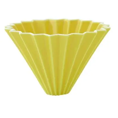 Origami Ceramic Dripper M Yellow