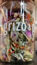 Display Glass Grizo Prasino Herbs